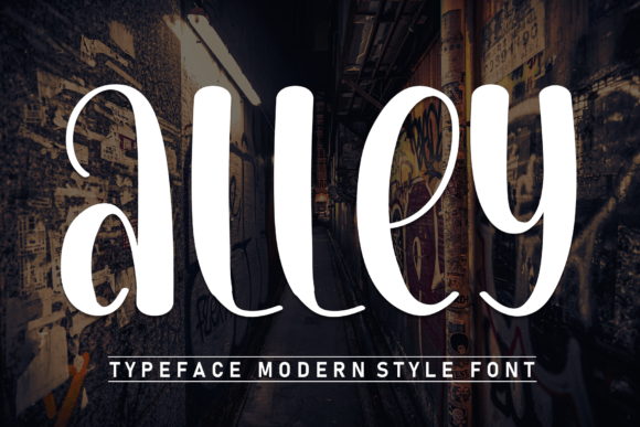 Alley: A Sweet Handwritten Font for Crafters and Makers