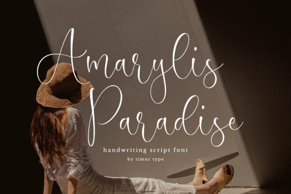 Amarylis Paradise: A Stylish Script Font for Modern Marketing and Digital Design