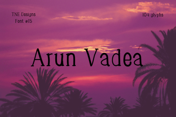 Arun Vadea: A Handwritten Font That Elevates Your Brand Identity