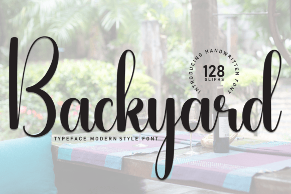 Backyard: A Friendly Handwritten Font for Modern Web Design Projects