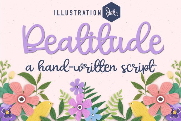 Beatitude: A Youthful Script Font for Modern Brand Campaigns