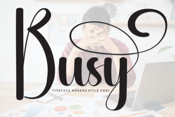 Busy: A Handwritten Font That Brings Warmth to Editorial Design