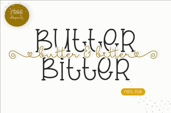 Butter Bitter Duo: A Web Designer’s Take on Using Handwritten Fonts for Chic Digital Branding
