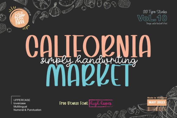 California Market Font: A Sweet Touch for Brand Consistency