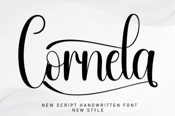 Cornela: A Sweet Handwritten Font for Playful Branding Projects