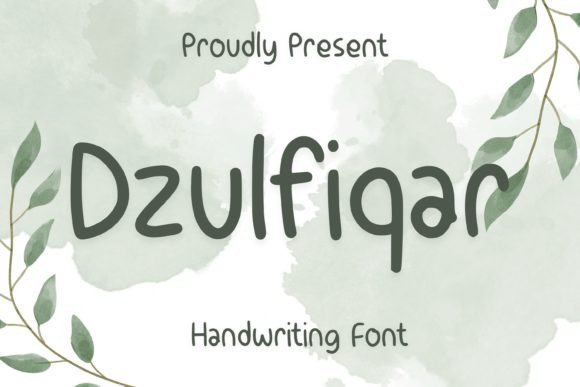 Dzulfiqar: A Dainty Handwritten Font for Elegant Editorial Design