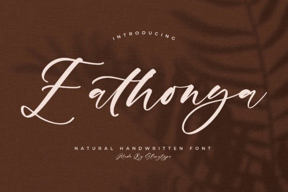Eathonya: A Handwritten Font That Brings Warmth to Editorial Design