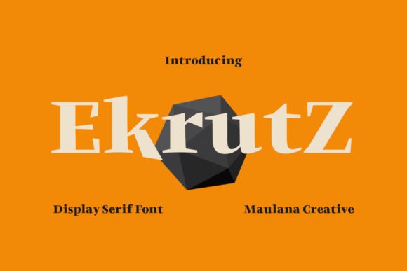 Ekrutz: A Modern Serif Font for Bold Digital Branding