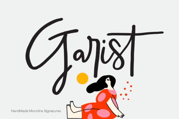 Garist: A Natural Script Typeface for Scroll-Stopping Digital Marketing