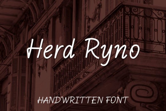 Herd Ryno: A Simple Handwritten Font That Brings Personality to Branding