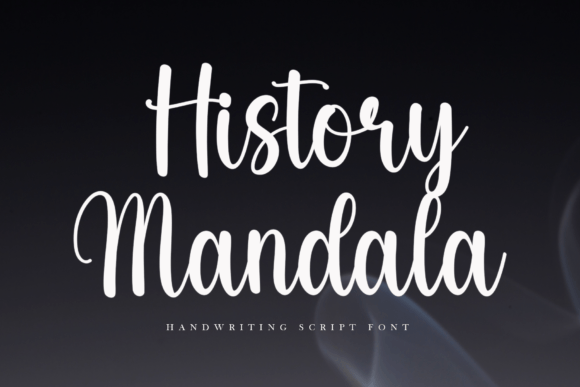 History Mandala: A Luxurious Handwritten Font for Elegant Editorial Design