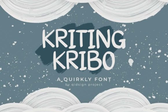 Kriting Kribo: A Playful Handwritten Font for Creative Branding