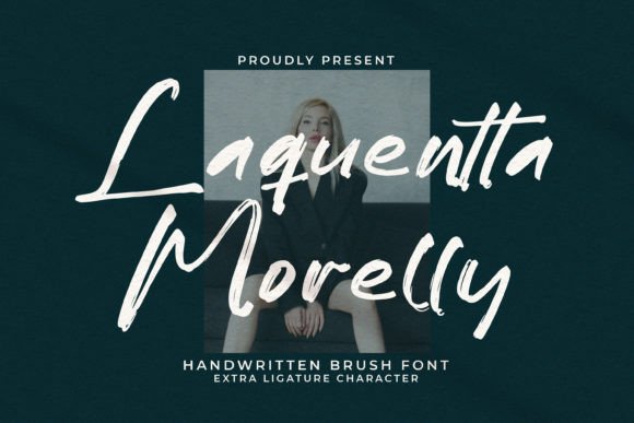 Laquentta Morelly: A Handwritten Brush Font That Elevates Editorial Design