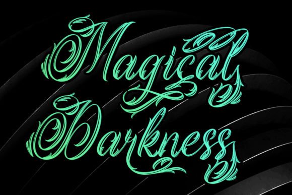 Magical Darkness: A Gothic Script Font That Elevates Brand Identity with Mystery and Style