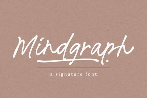 Mindgraph: A Clean Script Font for Modern Web Design