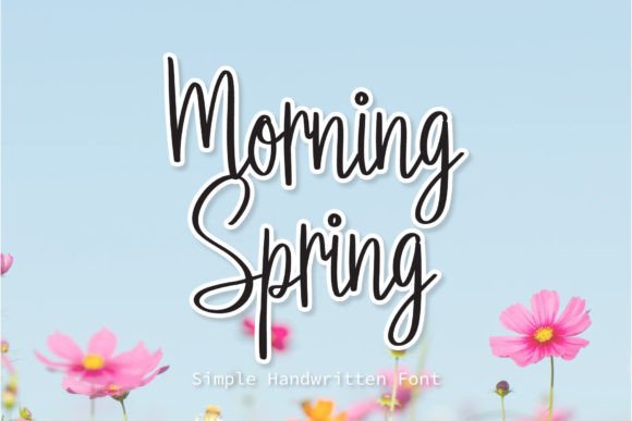 Morning Spring: A Playful Handwritten Font for Modern Web Design