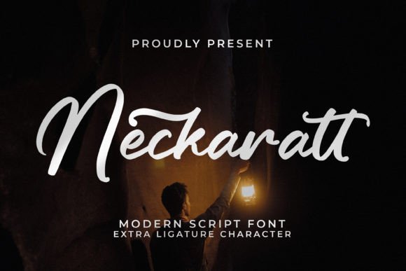 Neckaratt: A Modern Script Font for Editorial Design and Digital Publishing