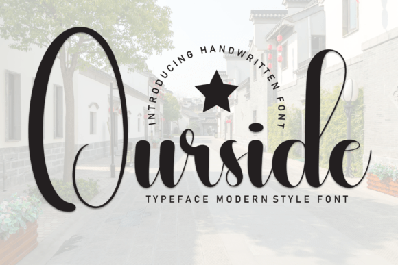 Ourside: A Sweet Script Font for Warm Editorial Design