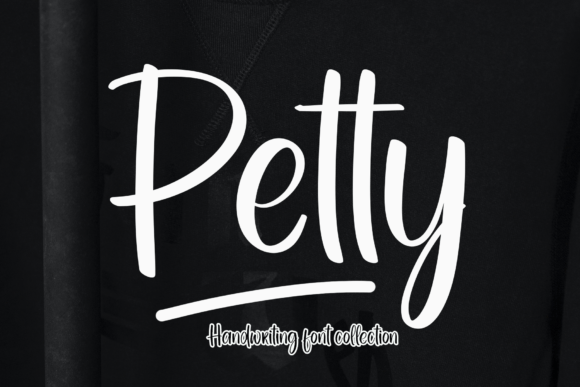 Petty: A Luxurious Handwritten Font for Editorial Elegance