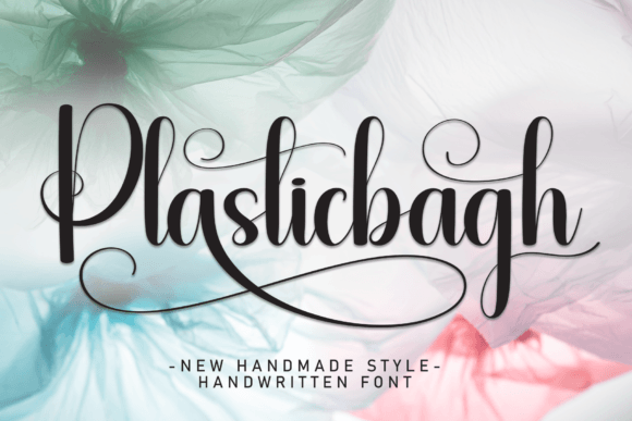 Plasticbagh: A Sweet Handwritten Font That Elevates Small Business Branding
