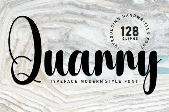 Quarry: A Sweet Handwritten Font for Crafters and Product Designers