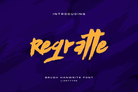 Regratte: A Handwritten Brush Script Font That Elevates Campaign Visuals