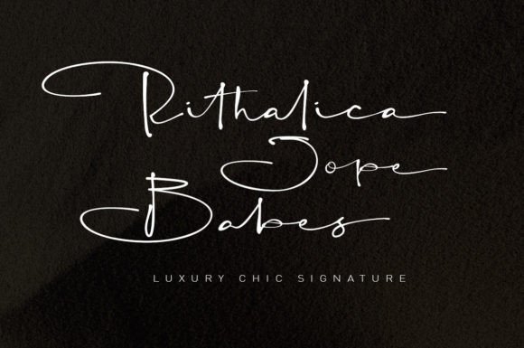 Riethalica Jope Babes: A Luxurious Script Font for Elegant Editorial Design