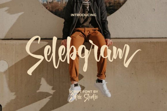 Selebgram: The Handwritten Script Font That Elevates Digital Marketing and Social Media Design