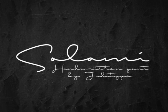 Solami: A Smooth Handwritten Font for Signature-Style Branding