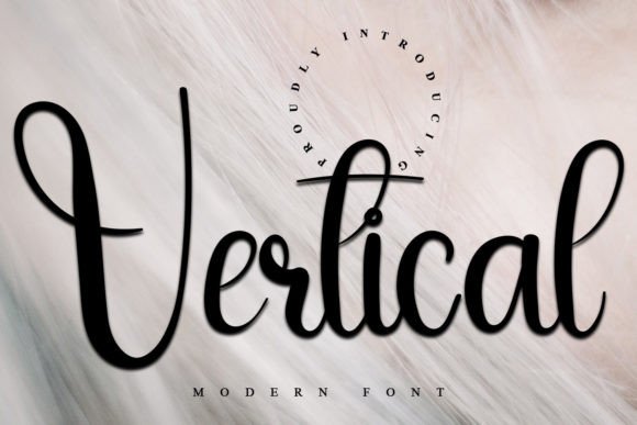 Vertical: A Fresh Script Font for Elegant Editorial Design