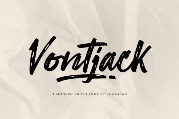 Vontjack: A Modern Script Font for Impactful Marketing Designs