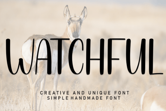 Watchful: A Handwritten Font for Modern Web and Digital Design
