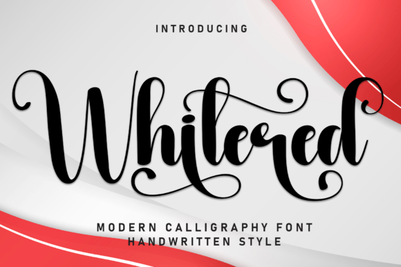 Whitered: A Sweet Handwritten Font for Modern Campaign Design